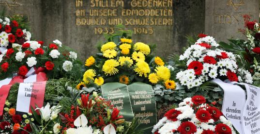 Jüdischer Friedhof. Gedenkveranstaltung am 09.11.2023